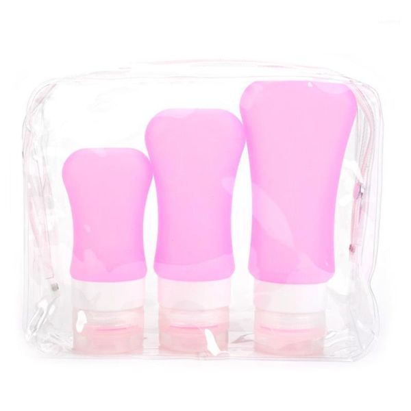 

the sealing effect good and external force is squeezed without leakage travel pack toiletries set storage bottles & jars