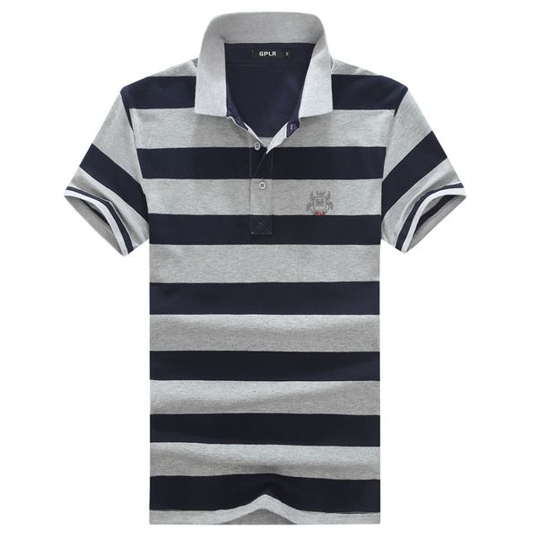 

men's polos cool solid polo shirt summer short sleeve striped homme slim fit turn down collar men plus size 6xl -m izzj, White;black
