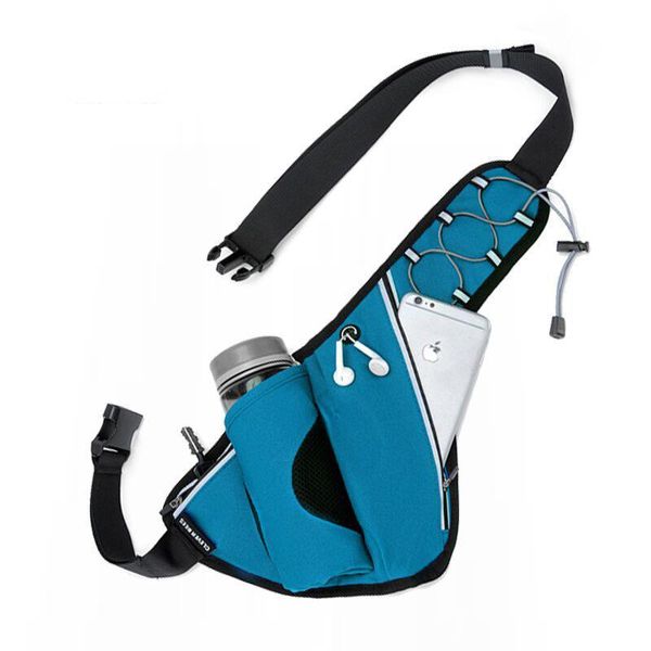 

duffel bags outdoor sports running water bottle purse large capacity triangle cycling cup bag waterproof marathon equipment supplies