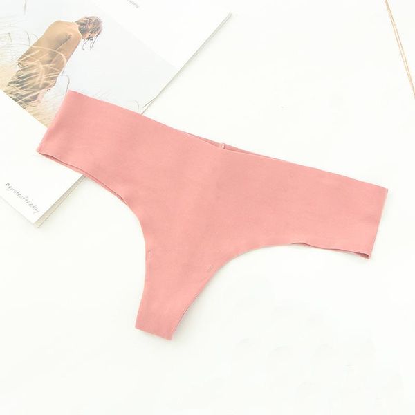 

women's panties thong one-piece seamless fashion leopard print low-rise shorts t-shaped briefs triangle s19201, Black;pink