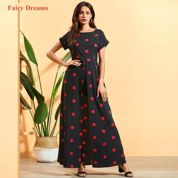 

dromiya dubai abayas turkish bangladesh djellaba femme pakistan dot black muslim abaya dress islamic clothes marocain kaftan ethnic clothing, Red