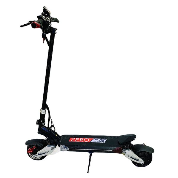 

ew zero 8x two-wheel scooter 52v 18ah,wide wheel,folding handle,8inch 800w*2,speed 55km/h,battery life 40-60km zero8x