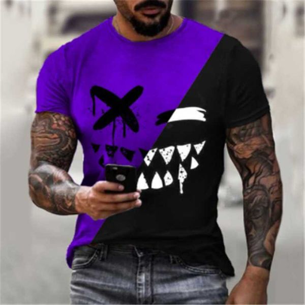 

men's t-shirts t-shirt xoxo printed fashion shirt summer -selling streetwear casual loose short sleeve top, White;black