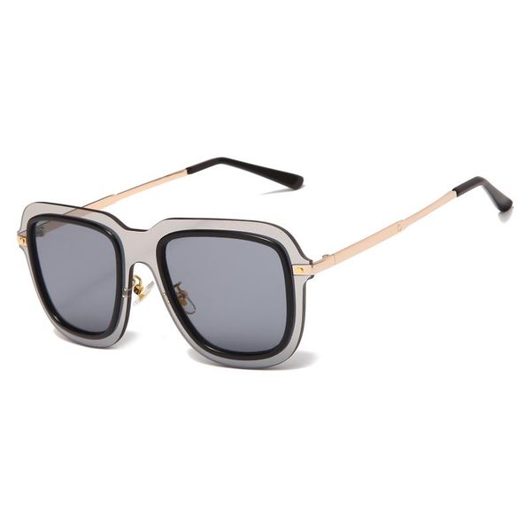 

sunglasses 2021 arrival fashion simple men and women street snap uv400, White;black