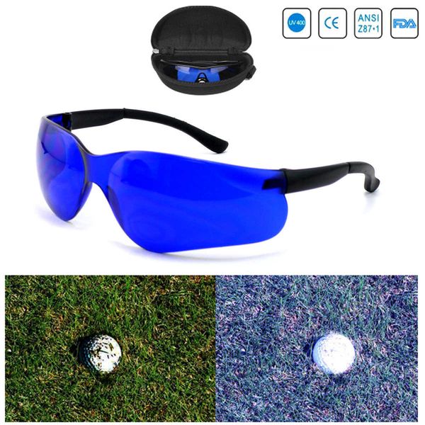 

uv protective golf goggles, White;black