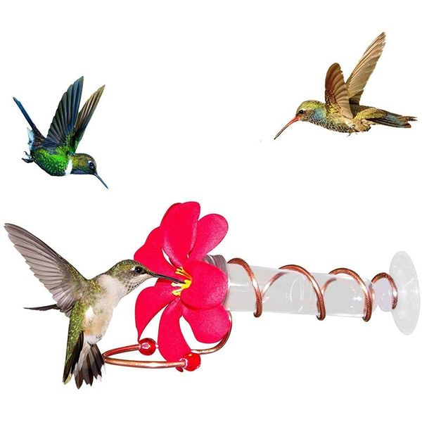 

other bird supplies hummingbird feeder outdoor premium standing metal garden art flower pole stand w/ food bowl wild