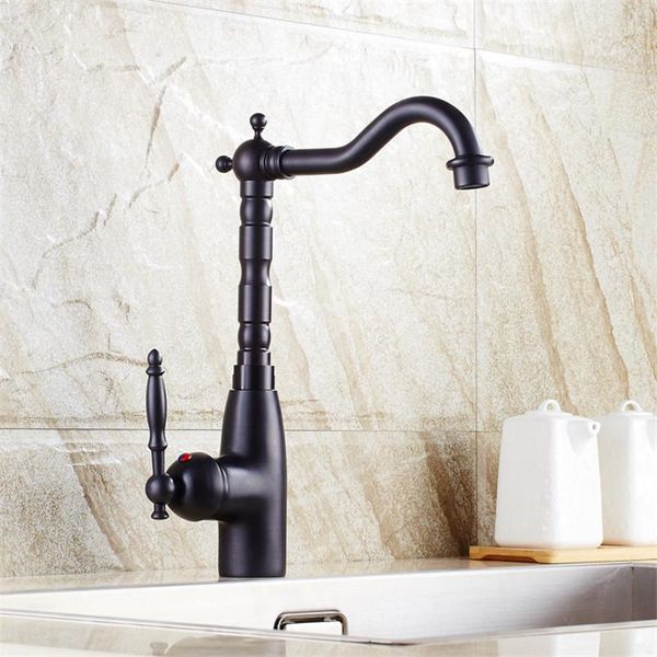 

bathroom sink faucets basin black antique brass retro faucet single lever tall rotate spout bath deck cold mixer tap