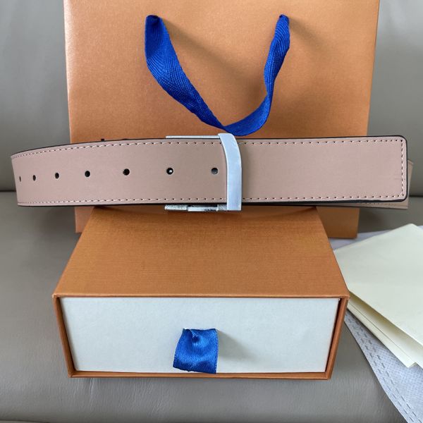 

l shape buckle fashion brand mens designer belts ceinture luxury belt for men and women leather gold silver buckle cintura 1234, Black;brown