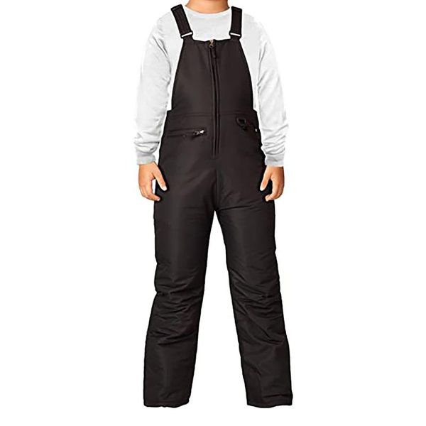 

infant child ski wear toddler chest high snow bib overalls thicken waterproof climb softshell warm pant skiing pants
