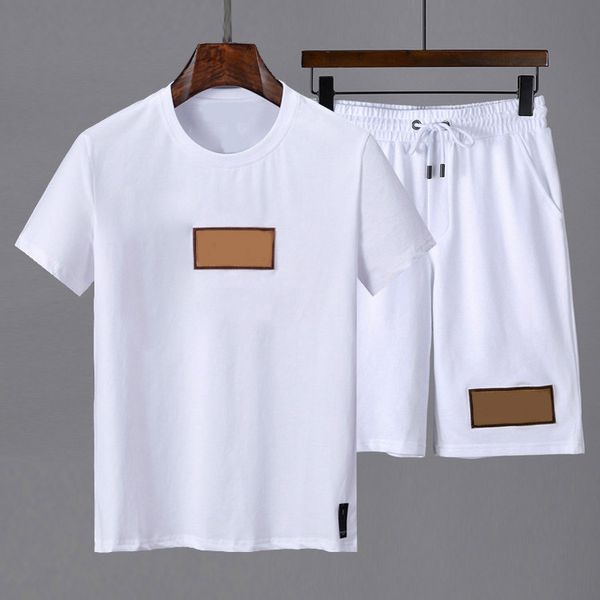 

mens fashion anzug mit buchstaben stickerei frauen-sommer-sportswear mit kurzen Ã¤rmeln pullover jogger hosen anzÃ¼ge o-ansatz sportsuitm-3xl, Gray