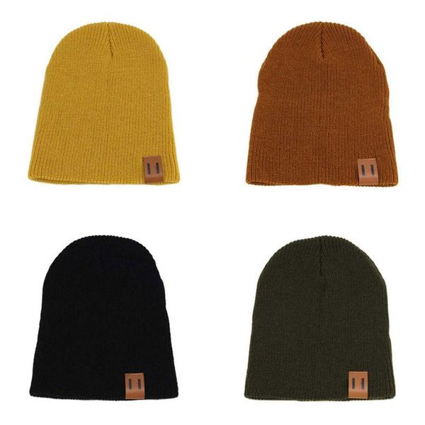 

beanies baby hat kids born knitted cap crochet solid children boys girls hats headwear toddler caps accessories clothes