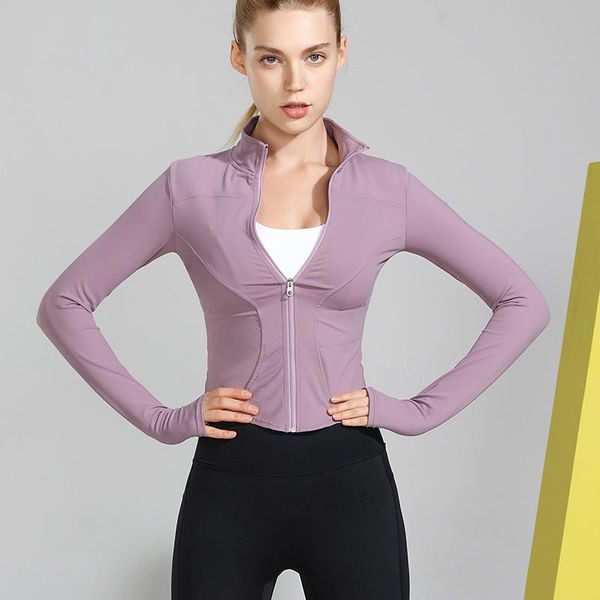 

yoga outfit women's workout clothes purple running jackets shirts long sleeve jogging gym shirt women