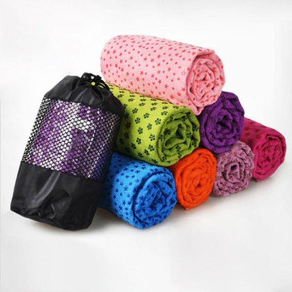 

183*63cm yoga towel mat non slip easy cleaning portable travel sport fitness exercise pilates blanket 2mm thickness blankets