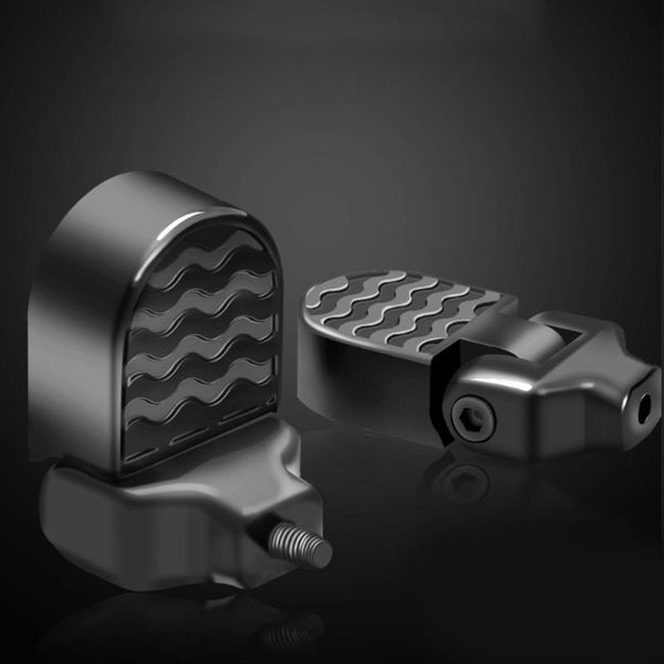 

bike pedals 1 pair rear seat aluminum alloy foot rest foldable footrest accessories