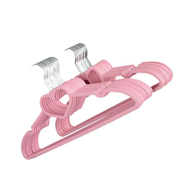 

hangers & racks 15pcs clothes hanger durable abs heart pattern coat for children clothing hanging supplies )