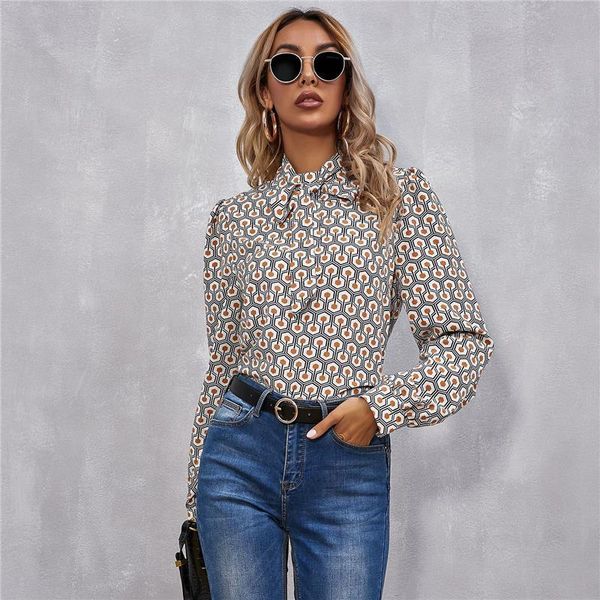 

women's blouses & shirts women blouse womens o-neck shirt office ladies casual plus size retro long sleeve harajuku female blusa, White