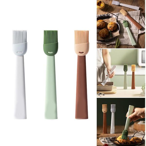 

tools & accessories silicone bbq brush with stainless steel handle heatproof pastrys barbecue flavor benl889