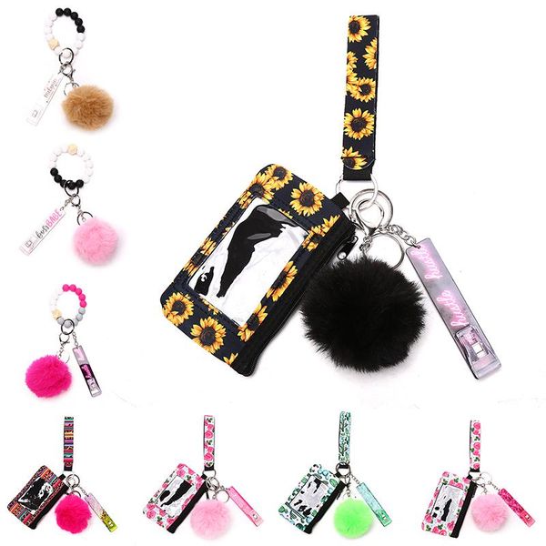

keychains acrylic debit grabber keychain custom love puff ball atm card plastic clip for long nails, Silver