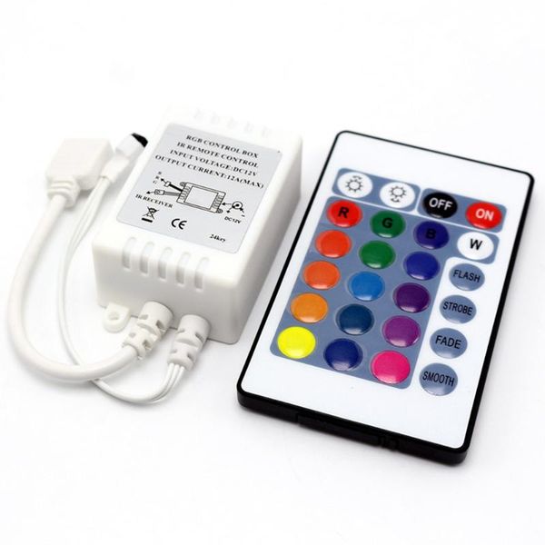 

controllers dimmer for rgb led strip waterproof box wireless ir remote controller with battery security accessories durable mini 24 key