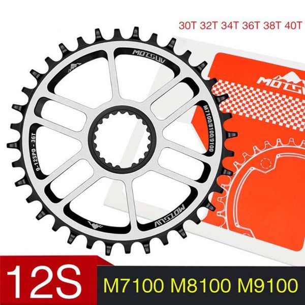 

bike heels & chainwheels 12 speed chainring m6100 m7100 m8100 m9100 direct mount crankset 32t/34t/36t/38t t6 al chain ring parts