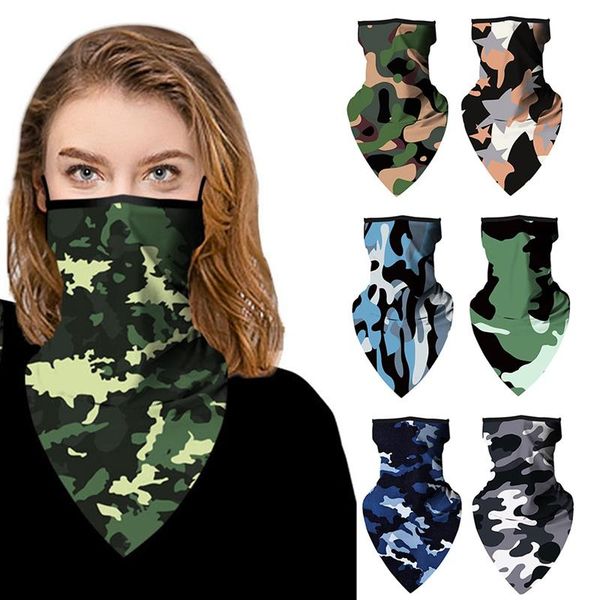 

bandana face camouflage neck gaiter tube scarf mask cover head windproof motorcycle bike warmer cycling caps & masks, Black