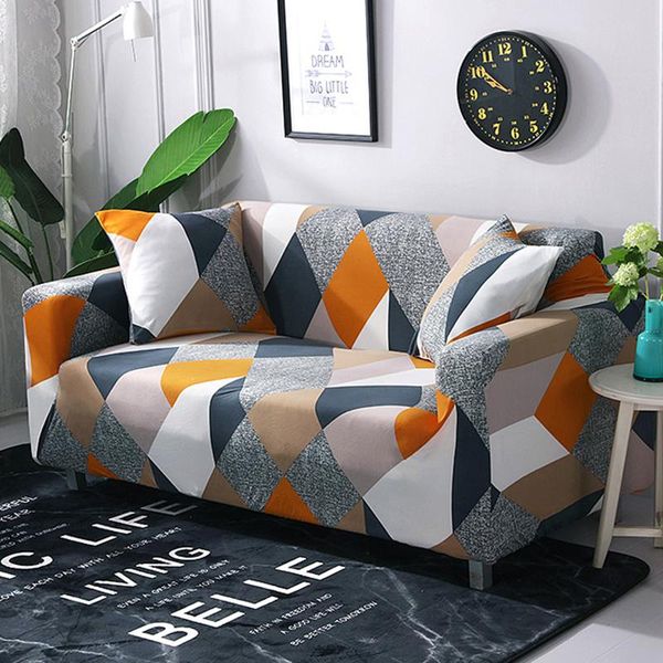 

chair covers elastic sofa cover geometric for living room printing armrest sofas sa47090