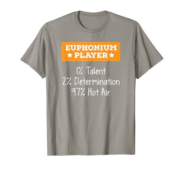 

euphonium player talent determination air t-shirt, White;black