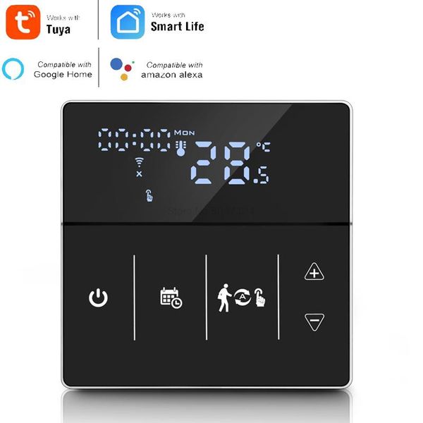 

smart home control 160 tuya wifi thermostat electric floor heating water/gas boiler temperature remote controller for google home, alexa