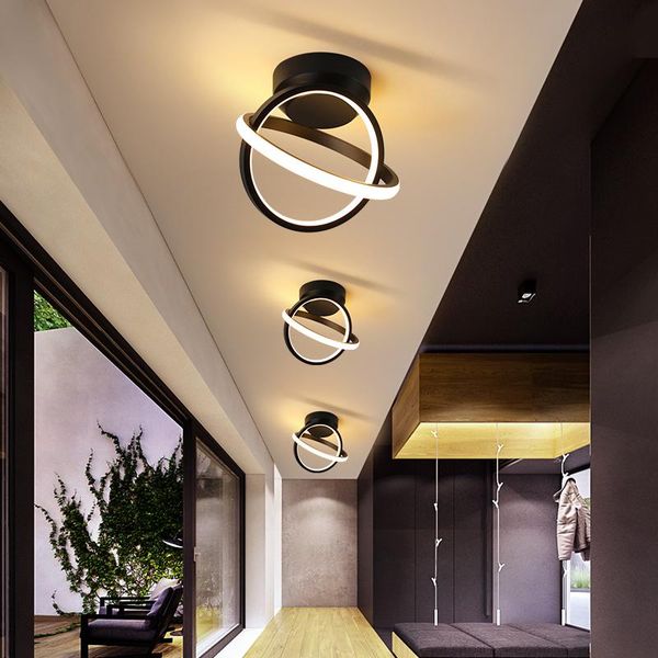 

hall aisle lamp double circular design simple modern wall lighting balcony porch