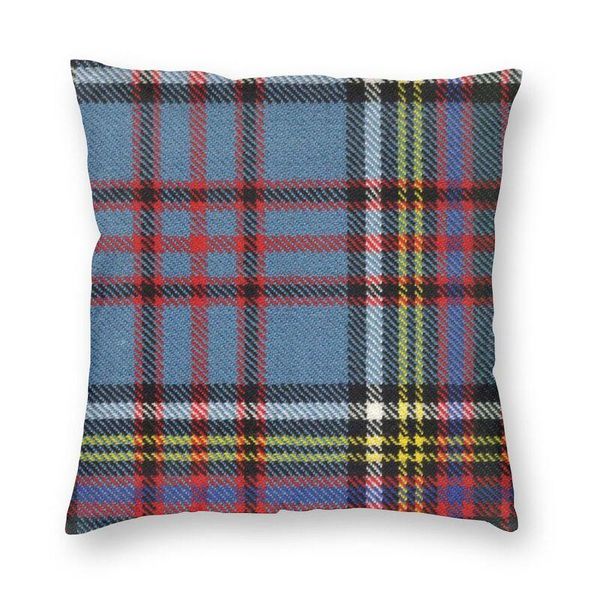

cushion/decorative pillow modern fashion tartan plaid square throw case decoration 3d print geometric gingham cushion cover for living room