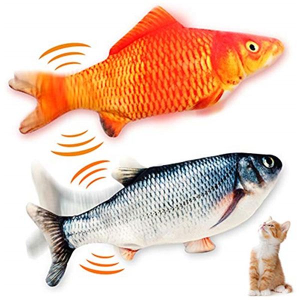 

cat toys electric toy, life-long flip fish with catnip bag, realistic and interesting sports toy