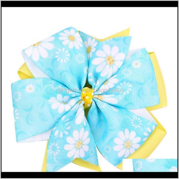 

baby, & maternity1 pc4dot6" double layers printed bows with clips girls hair aessories handmade boutique fashion kids headwear 1 drop d, Slivery;white