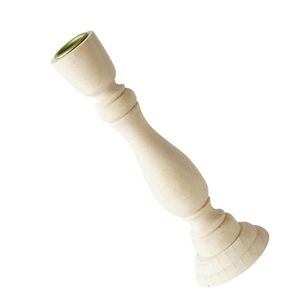 

candle holders 1pc simple wooden holder candlestick nordic style