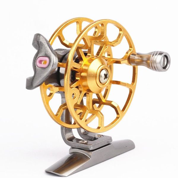 

wholesale 6 colors ice fishing reels full metal ultralight former carp wheel feeder gear spinning reel baitcasting