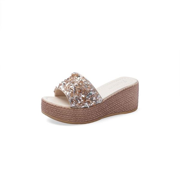 

summer women slippers sandals outdoor lady shoes high quality, Black