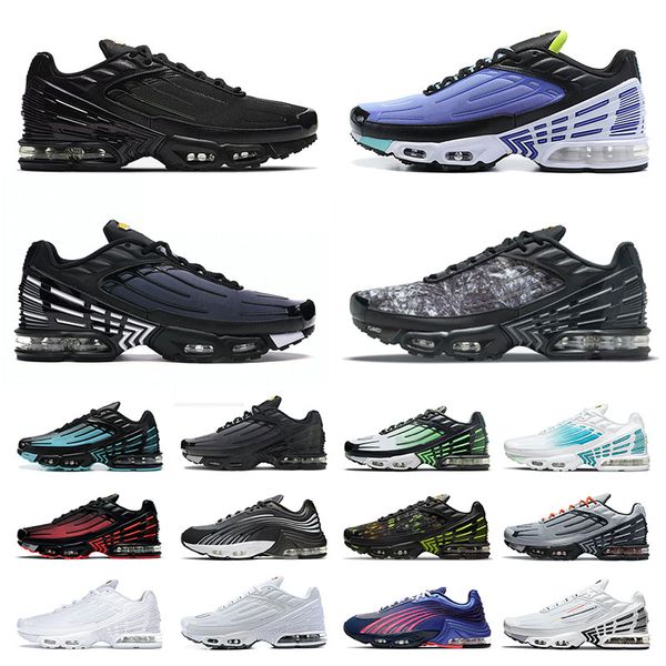 

tn 3 tuned iii plus 2 running shoes for mens big size us 12 men women designer all black laser blue radiant red wolf grey graphic prints