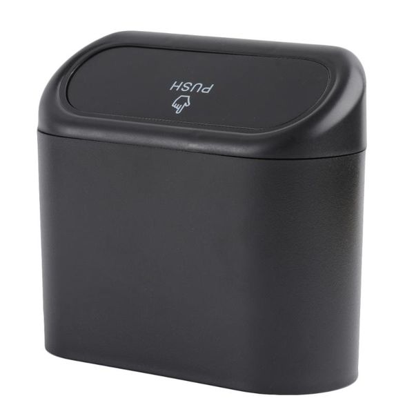 

car organizer 1pc sundry storage supplies automobile dustbin trash can seat back door bin leakproof vehicle garbage waste contai
