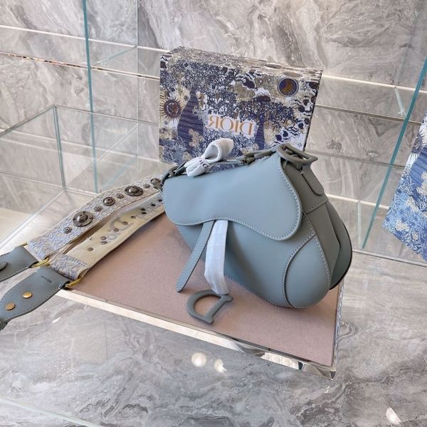 

casual dice di2021 handbag d fashion leather one shoulder messenger bag baby star same saddle bagrqwe