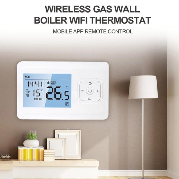 

smart home control thermostat accessories digital water heating programmable mounted supplies wall-mounted wireless temperature