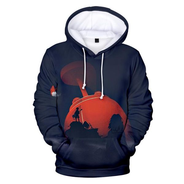

men's hoodies & sweatshirts anime fooly cooly boy girl's hoodie sweatshirt 3d print kids clothes causal tracksuits, Black