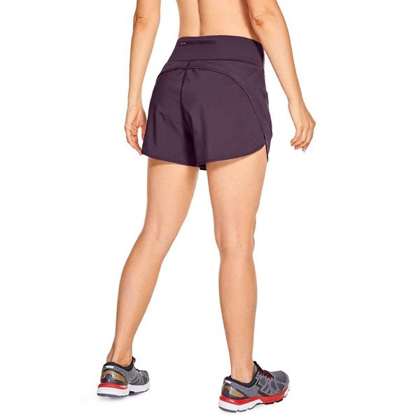 

running shorts women's sports workout lightweight quick-dry athletic with zip pocket - 4 inches, Black;blue