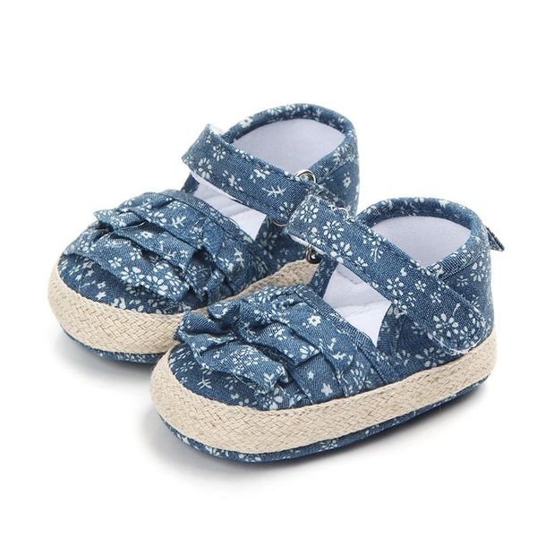 

first walkers baby shoes denim princess for girls soft soled summer cotton born girl