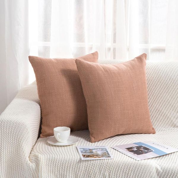 

cushion/decorative pillow comfortable decorative pillows with cotton linen fabric machine washable cushion for living room/sofa/car