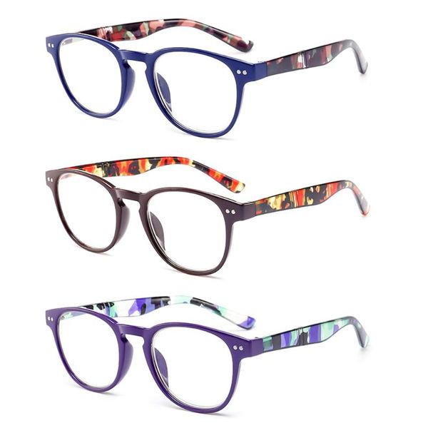 

sunglasses fashion printed reading glasses women men portable presbyopic eyeglasses ultra light frame eye protection eyewear +1.0~ +4.0, White;black