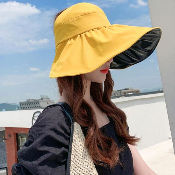 

wide brim hats uv protection big show fashion lady sun hat, Blue;gray