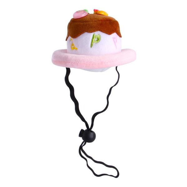 

party hats 1pc cake shape pet hat birthday adorable plush cat cap headgear