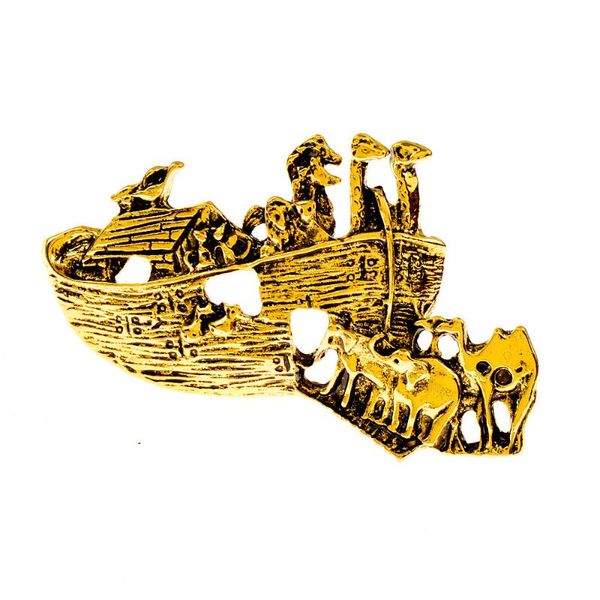 

pins, brooches cindy xiang noah's ark brooch pin vintage animal giraffe elephant jewelry alloy material 3 colors available creative des, Gray