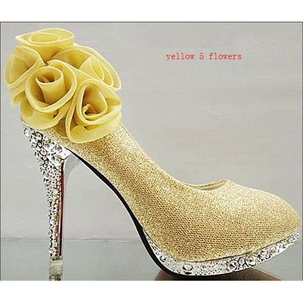 

high heels shoes size 34 to 41 sier flower wedding bridal, Black