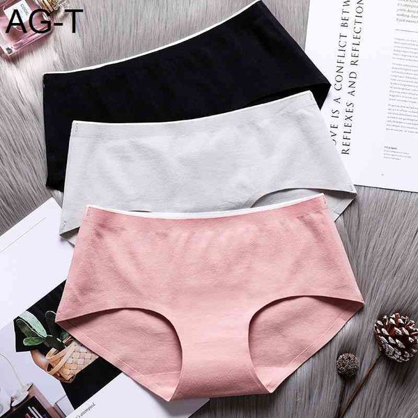 

women's color matching, hip lifting, breathable and cotton crotch, middle waist, antibacterial underwear, traceless girl's briefs, Black;pink