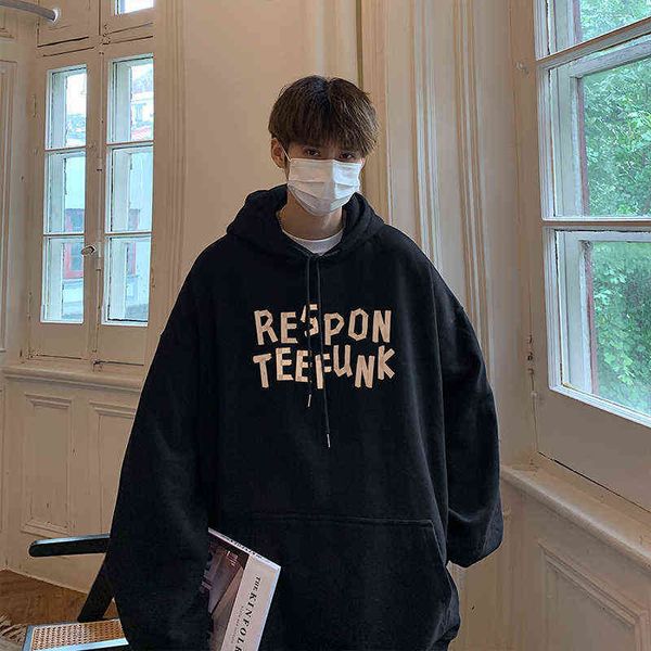 

fashion new men women hoodie terry sweatshirt with animal pattern letters printed autumn spring hoodies sweaters m-5xl, Black